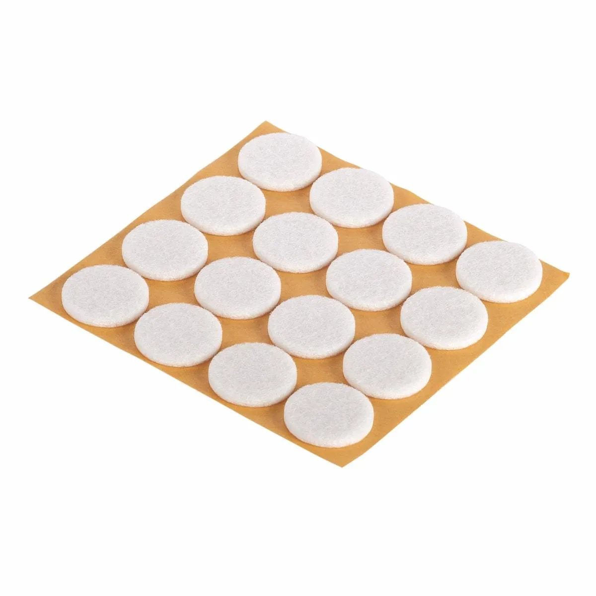 Fix-O-Moll Felt Gliders Self Adhesive White Dia 22 mm