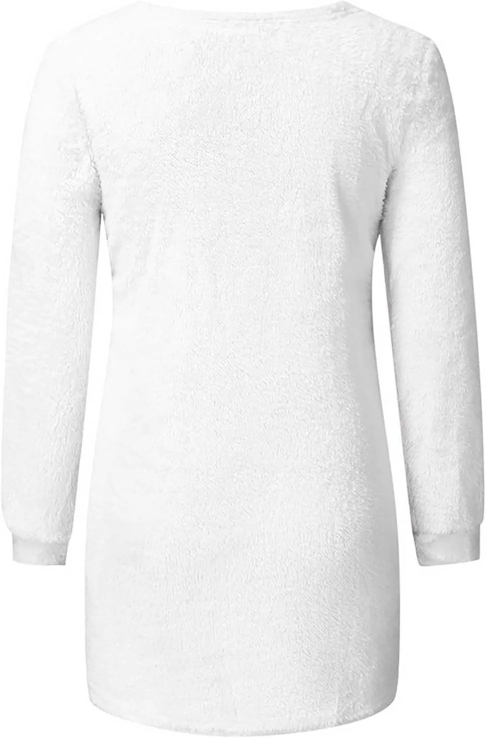 Fluffy Fuzzy Sweater for Women Casual Crewneck Loose Long Sleeve Pullover Tops Winter Warm Baggy Jumper Sweaters