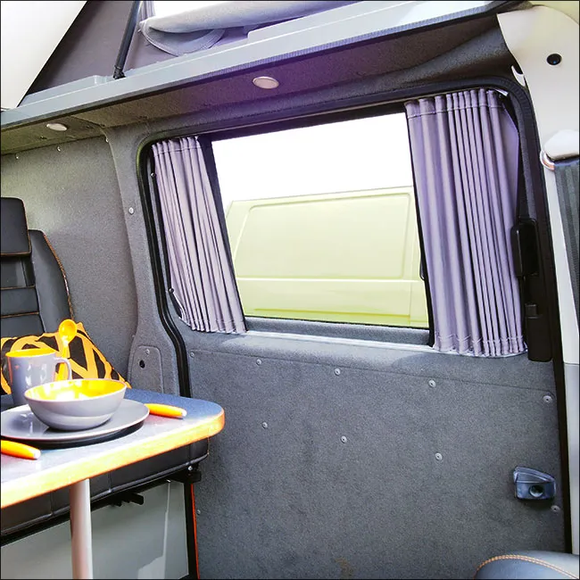 For Ford Transit Custom Premium Window Curtains - Black/Grey - CREATE YOUR OWN BUNDLE! Van-X