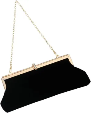 GALPADA Velvet Lady Handbag Elegant Women's Clutch Purse for Weddings Parties Banquets for Mobiles Cosmetics Jewelry Secure Fashionable Delicate Design