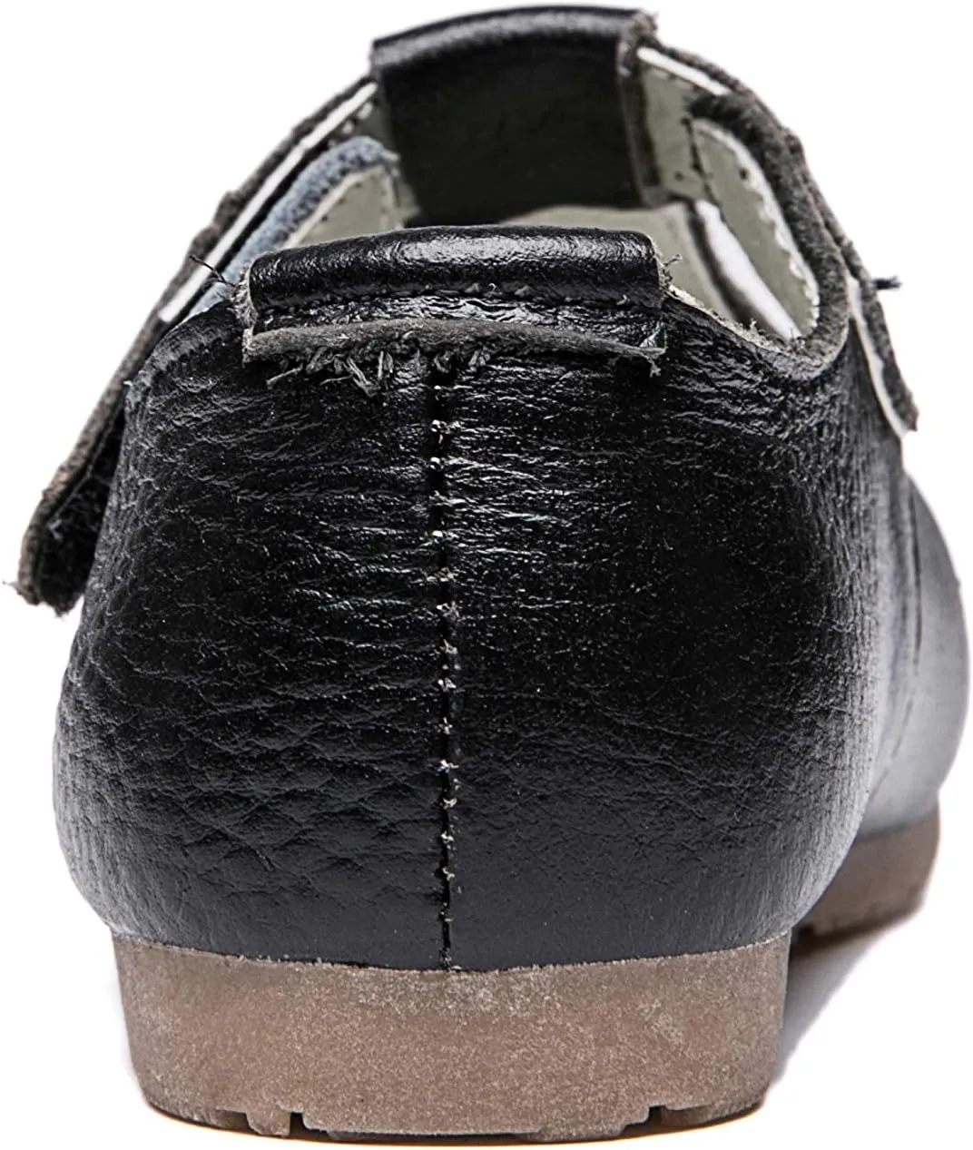 Girls Genuine Leather Mary Jane Flats T-Strap Oxfords School Uniform Dress Shoes (Toddler/Little Kid)