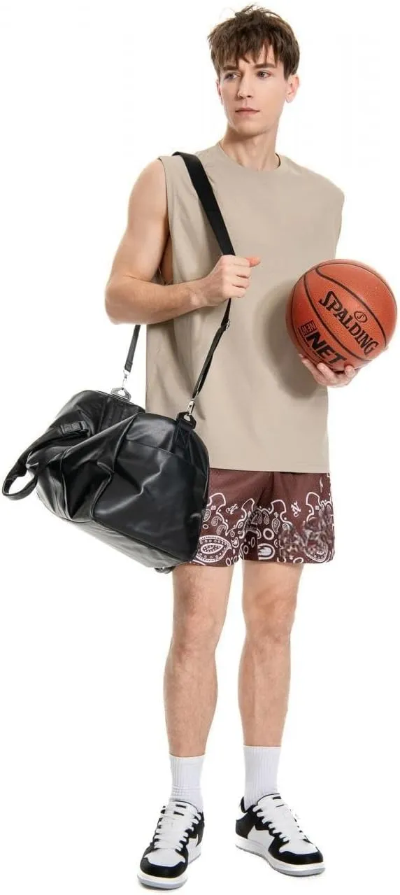 Graphic Basketball Shorts Men,Cool Mens Athletic Shorts Mesh Quick-Dry Running Shorts for Gym