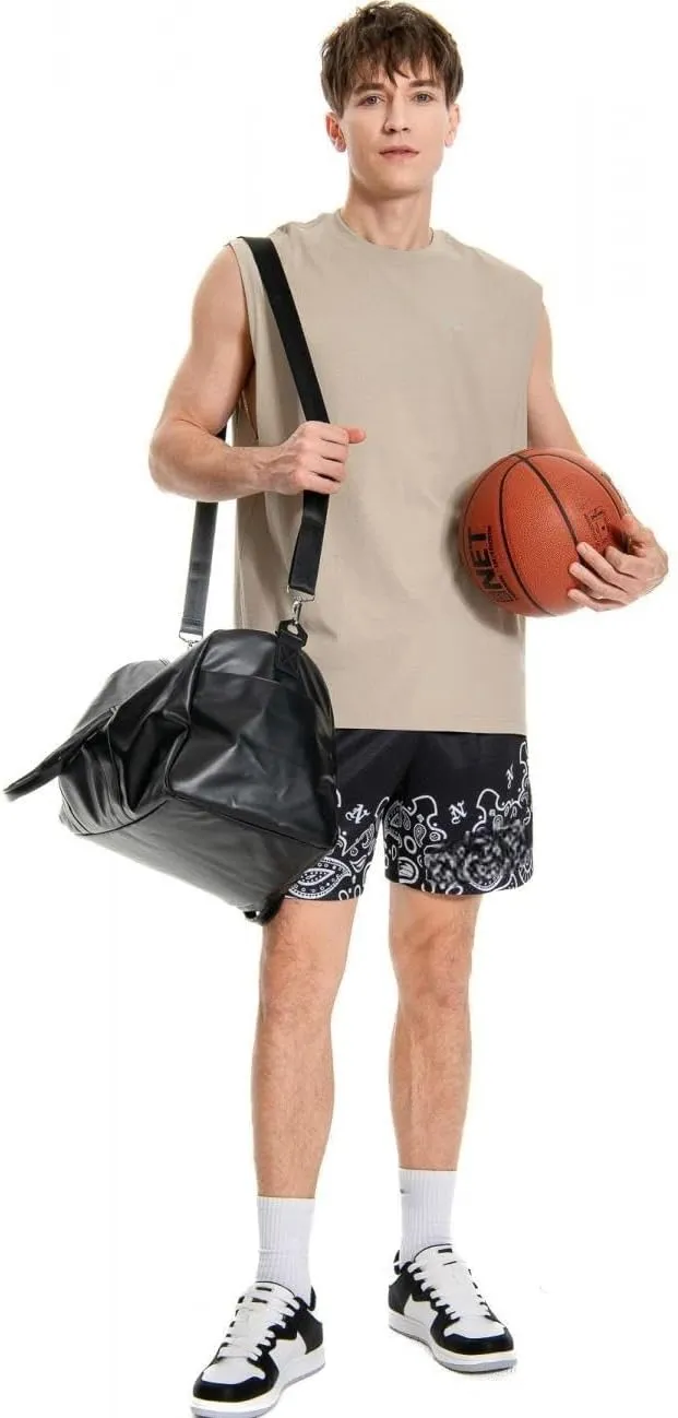 Graphic Basketball Shorts Men,Cool Mens Athletic Shorts Mesh Quick-Dry Running Shorts for Gym