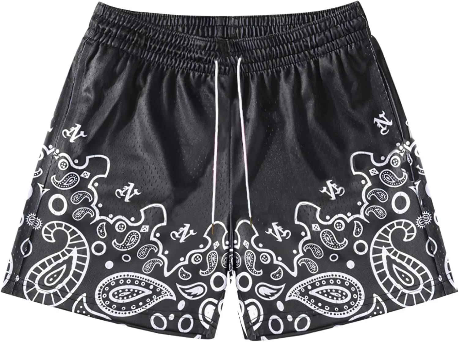 Graphic Basketball Shorts Men,Cool Mens Athletic Shorts Mesh Quick-Dry Running Shorts for Gym