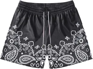 Graphic Basketball Shorts Men,Cool Mens Athletic Shorts Mesh Quick-Dry Running Shorts for Gym