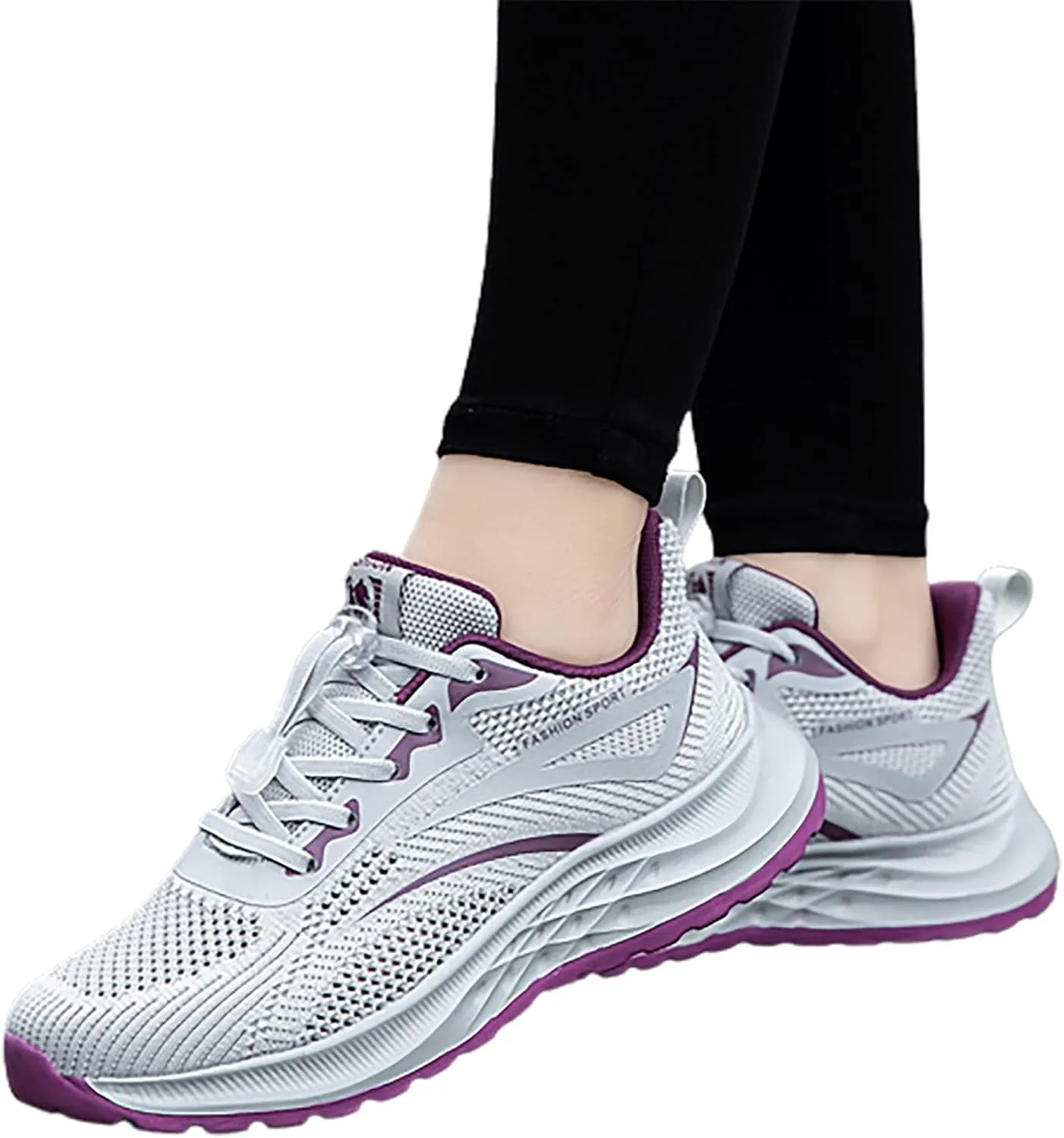 Gym Shoes for Women Workout Zapatos Deportivos para Hacer Ejercicio Mujer Women's Walking Shoes Sock Sneakers Black High Top Sneakers for Women Zipper Black Tennis Shoes for Women Arch Support