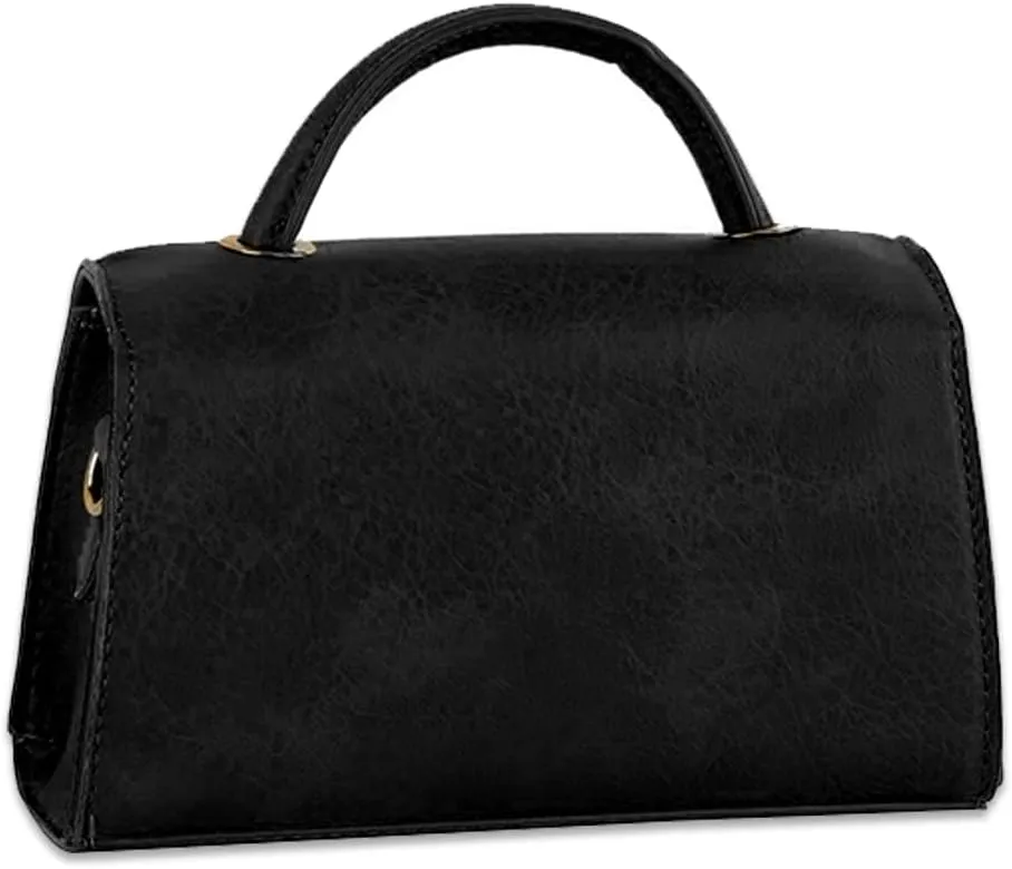 HANDBAG EXPRESS Satchel Bags Handbags Purse for Women Crossbody Vegan Leather