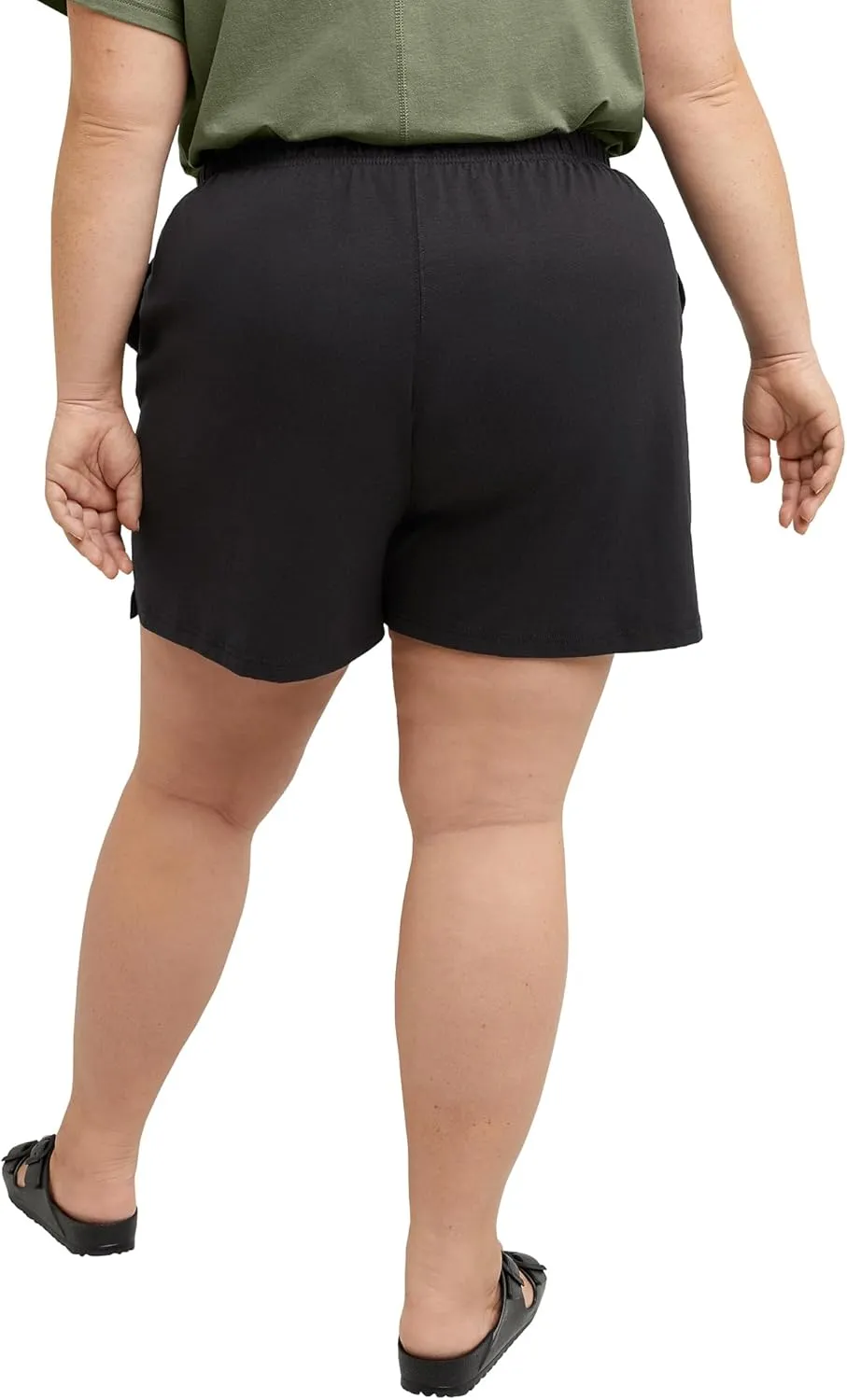 Hanes Women's Originals Shorts, Cotton Jersey Shorts, Gym Shorts For Women, 2.5, Plus Size Available