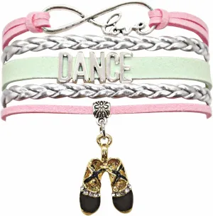 HCChanshi Dance Bracelet Dancing Belly Ballroom Just Dance jewelry For Women, Men, Adult Dance Recital, Dancer, Dance Mom, Dance Teacher Lover