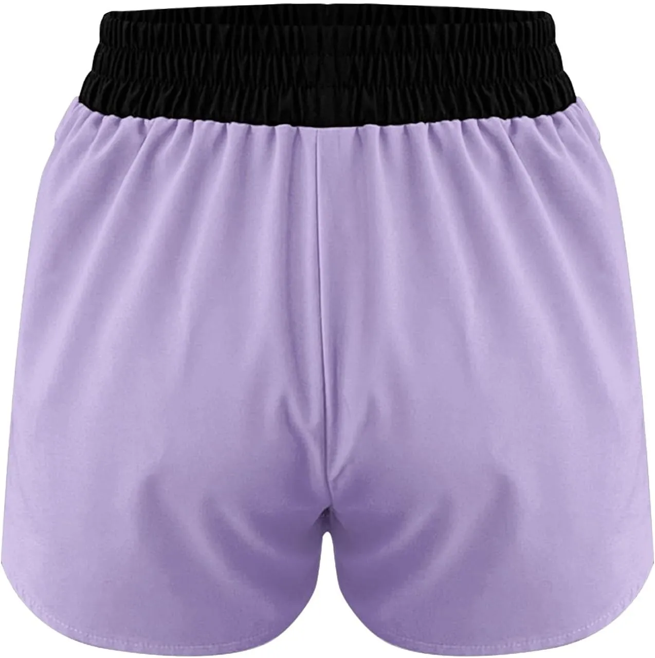 High Waisted Running Shorts for Women Lightweight Yoga Shorts Gym Athletic Workout Shorts with Zipper Pockets