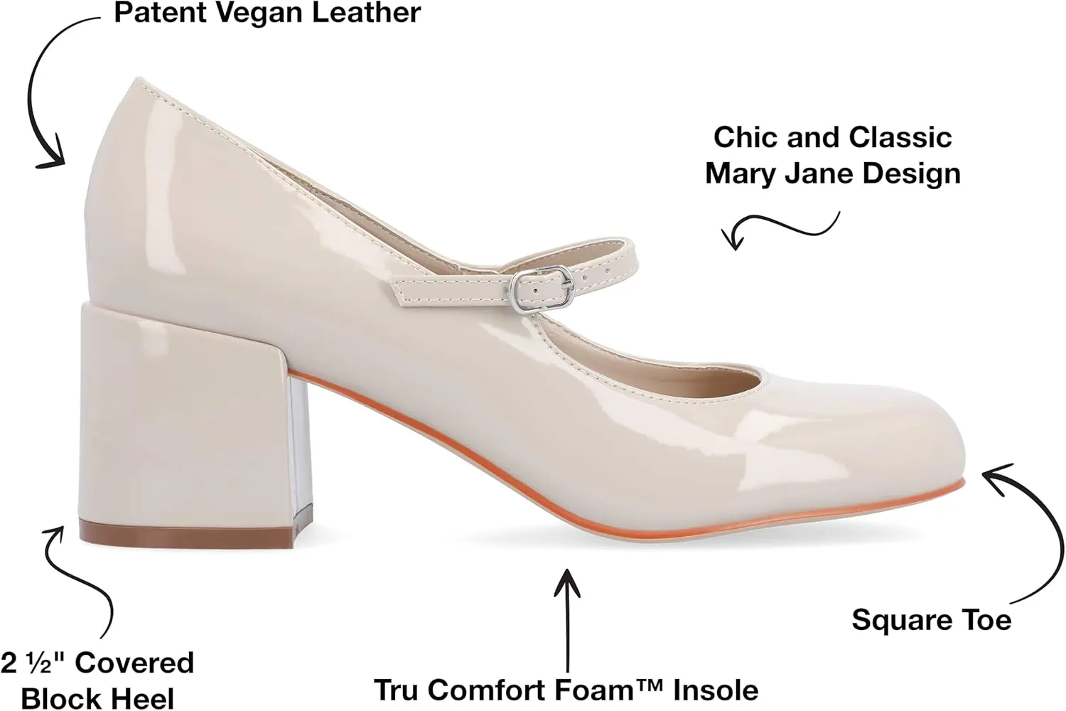 Journee Collection Women's Okenna Mary Jane Pumps
