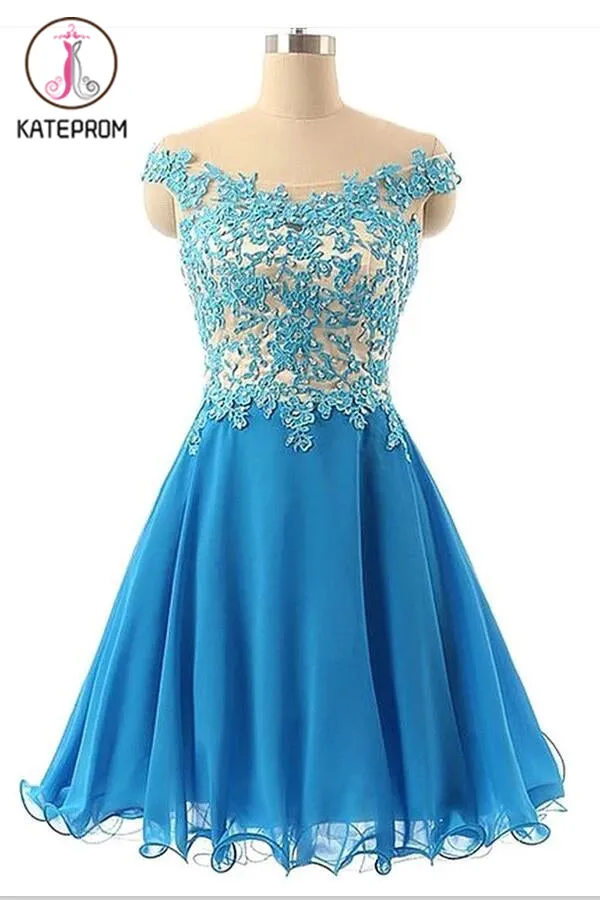 Lace Strap Sweetheart Prom Dress Homecoming Dresses KPH0061