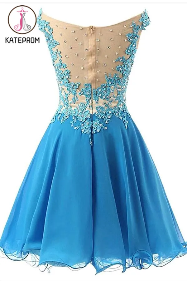 Lace Strap Sweetheart Prom Dress Homecoming Dresses KPH0061