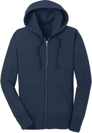 Ladies Core Fleece Full-Zip Hooded Sweatshirts in Sizes: XS-4XL