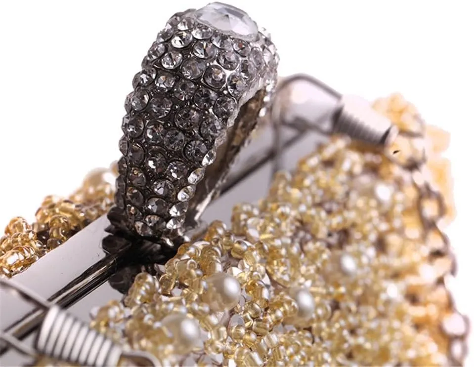 Ladies Evening Bag Dress Evening Party Bag Clutch Bag Delicate Beaded Bag