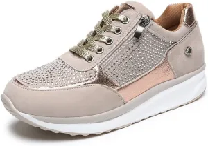 Ladmiple Sneakers For Women Walking Shoes Wide Width Slip on Glitter Shoes Fashion Sparkly Dressy Summer Flats Loafers