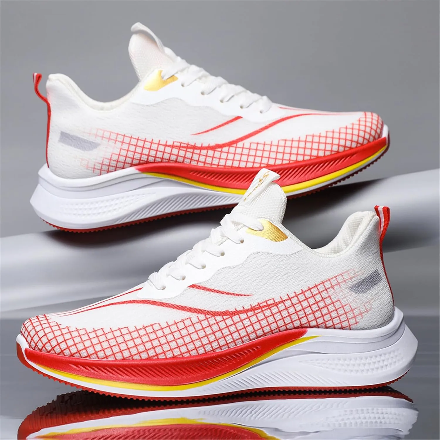Men's Athletic Running Shoes Lightweight Mesh Walking Shoes Workout Trail Sneakers Outdoor Jogging Shoes for Men