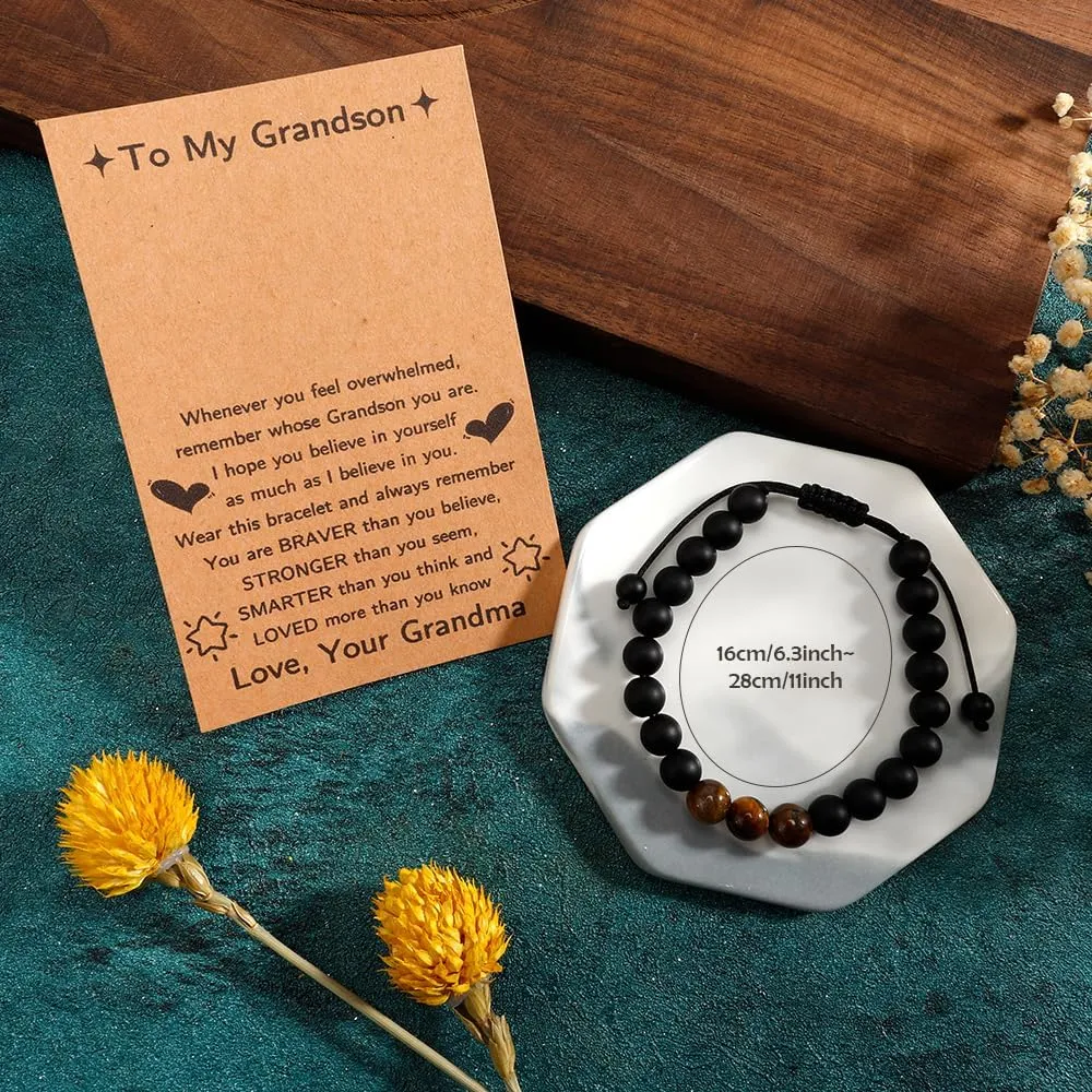 Men's Beads Bracelet, Christmas Stocking Stuffer