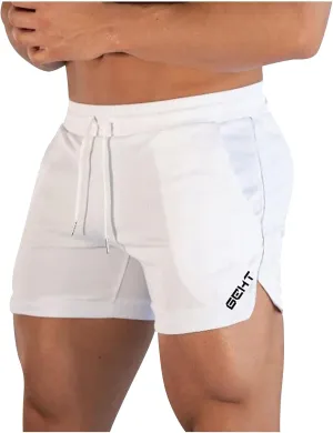 Men's Shorts Drawstring Bodybuilding Shorts with Pockets Baggy Short Bottoms Gym Workout Athletic Shorts for Men