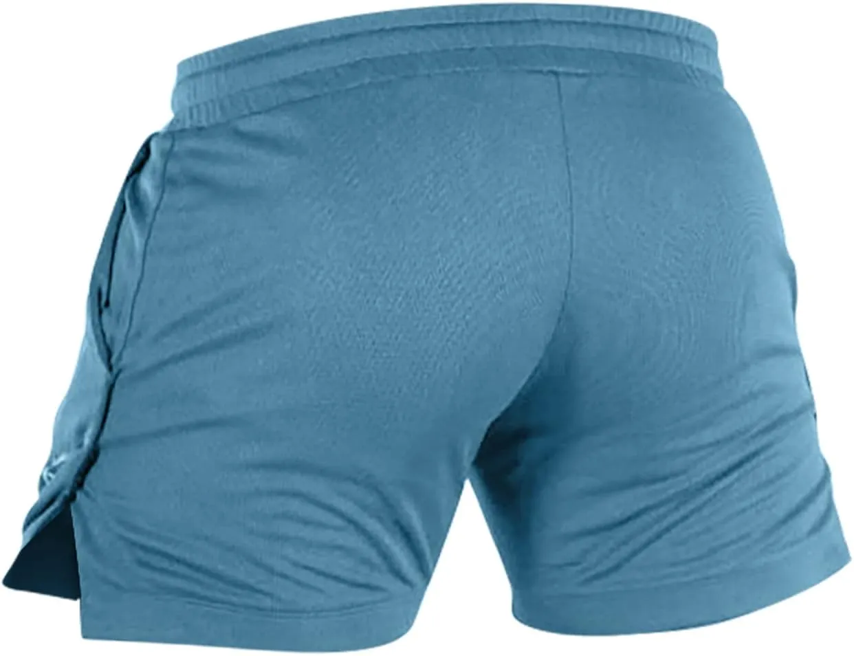 Men's Shorts Drawstring Bodybuilding Shorts with Pockets Baggy Short Bottoms Gym Workout Athletic Shorts for Men