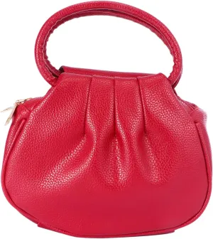 Mini Bag Pu Solid Handbag Pouch Fashion Clutch Wallet Red Purses for Women