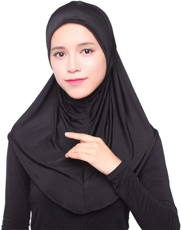Muslim Hijab for Women Chiffon Hijab Scarf Long Hijabs Scarves Muslim Instant Jersey Hijab Head Wrap Scarf