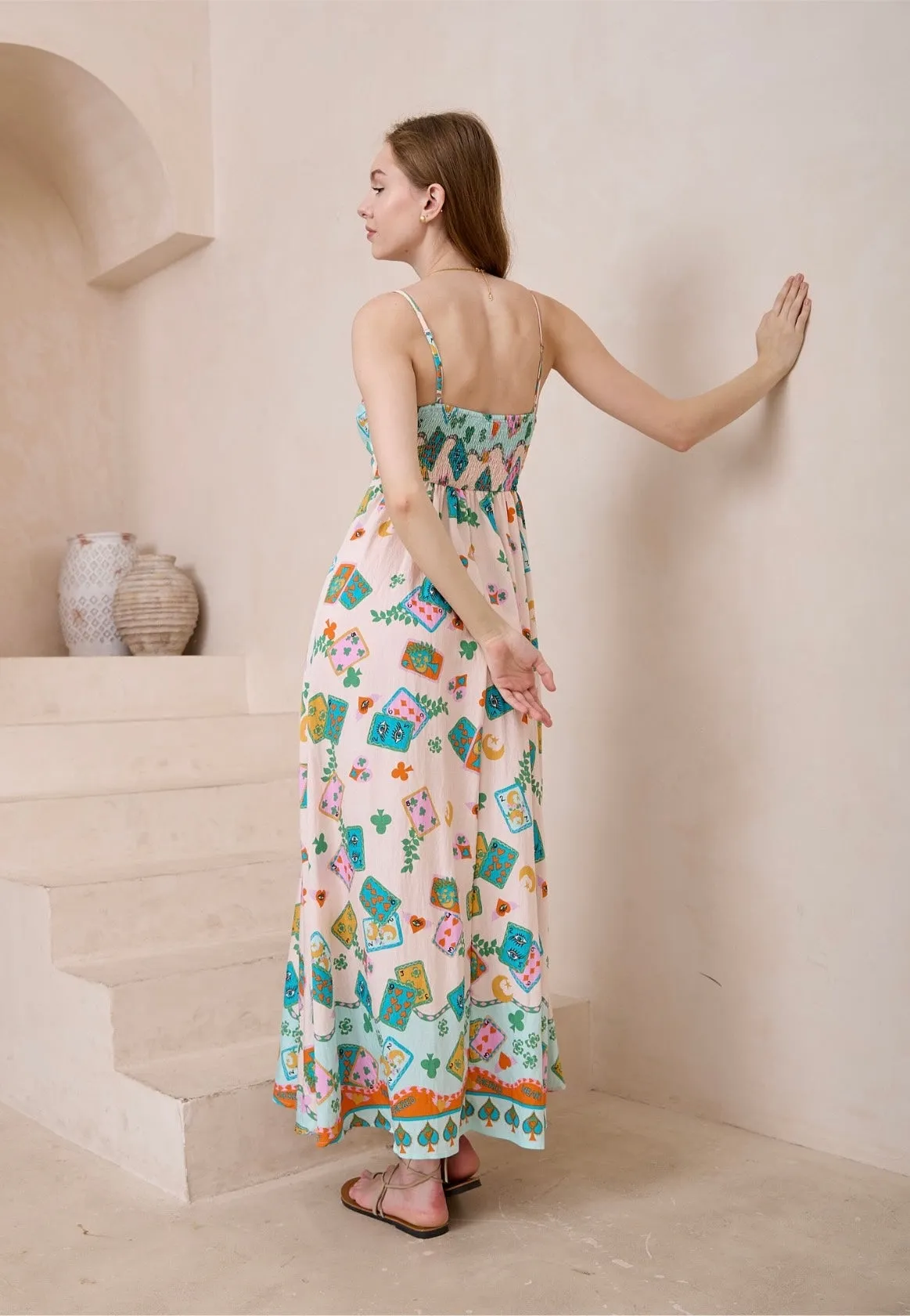 Nalla Maxi Dress -Pink
