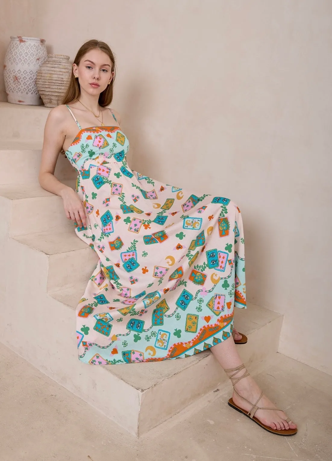 Nalla Maxi Dress -Pink