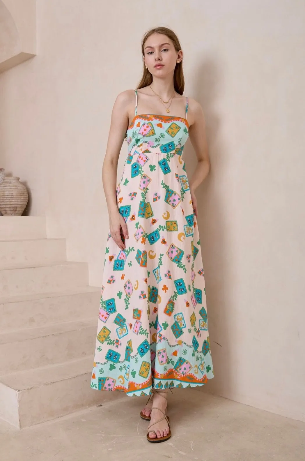Nalla Maxi Dress -Pink
