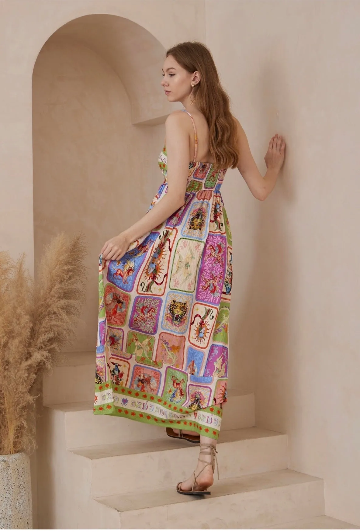 Nalla Maxi Dress-Purple