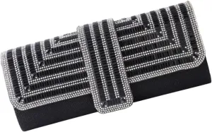 NOLITOY Luxury Rhinestone Clutch Purse Women's Evening Bag Banquet Bag Envelope Wallet Beaded Clutch Delicate