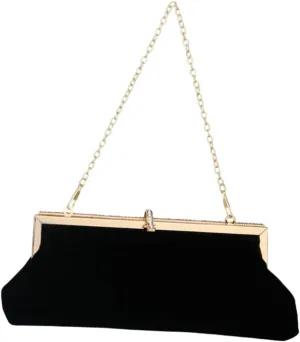 NOLITOY Party Clutch Bag Women Velvet Handbag Small and Delicate Suitable for Weddings Balls Fashion Accessory Texture