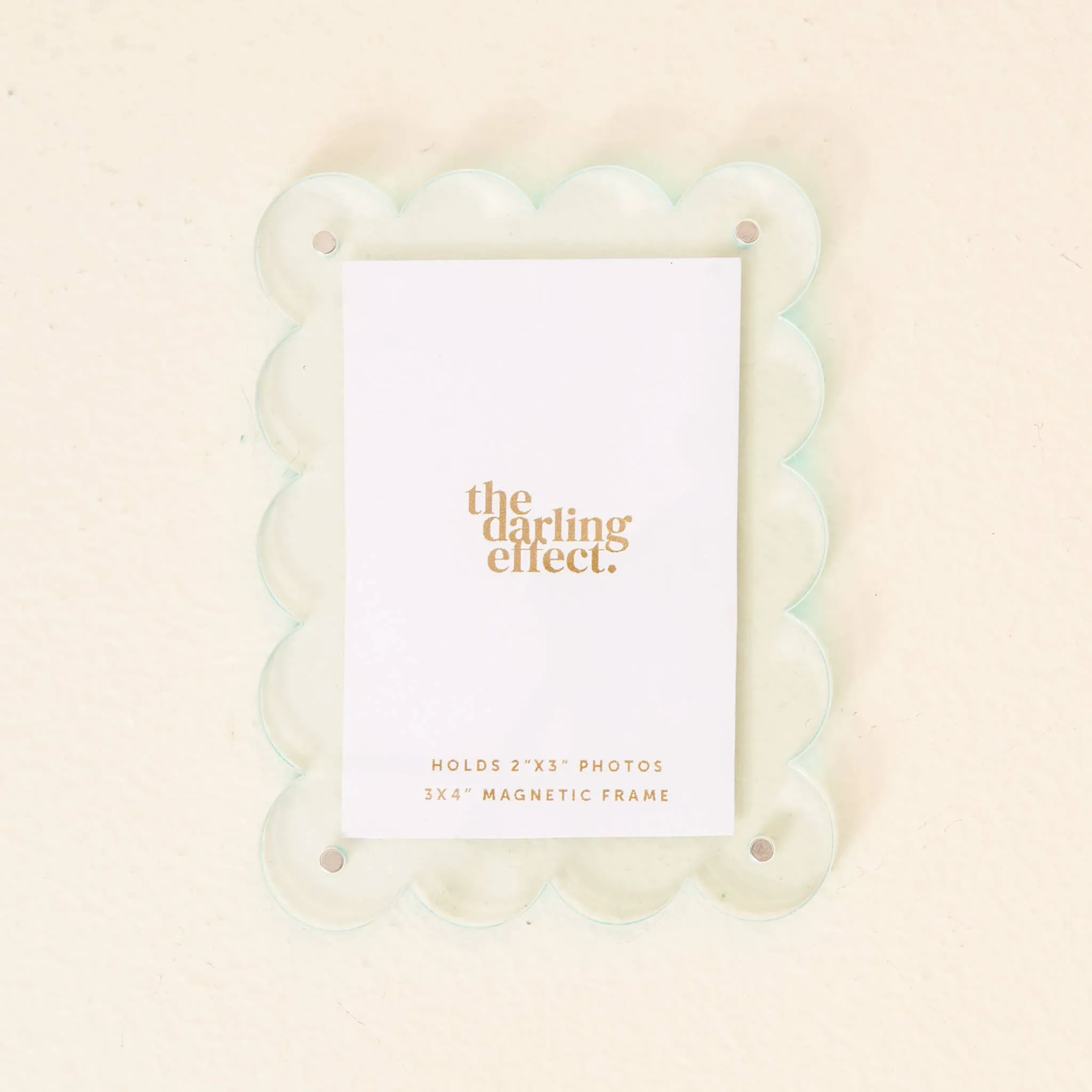 Pale Blue Mini Acrylic Picture Frame Magnet