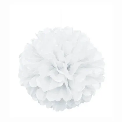 Puff Decor 16" White