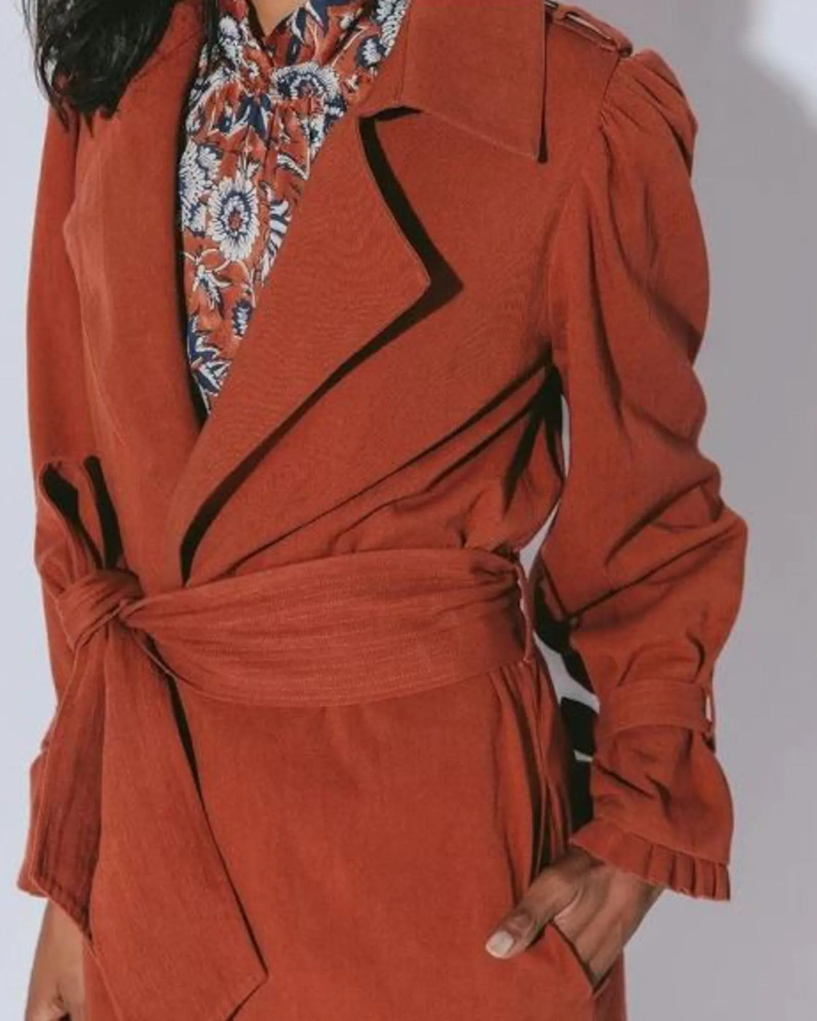 "Rally Sienna" Trench Coat