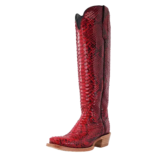 R. Watson Red Python Ladies' Boot