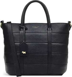 RADLEY London Farringdon Womens Medium Leather Ziptop Satchel Handbag