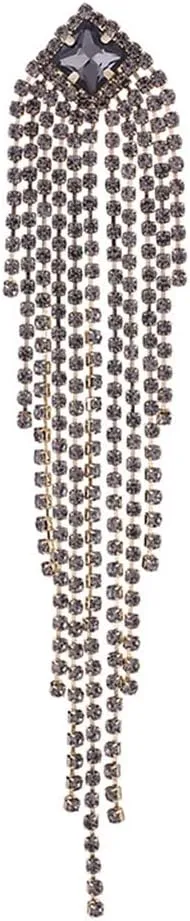 Rhinestone Brooch Pin Tassel Lapel Pins and Brooches Shirt Corsage Jewelry Gifts for Women