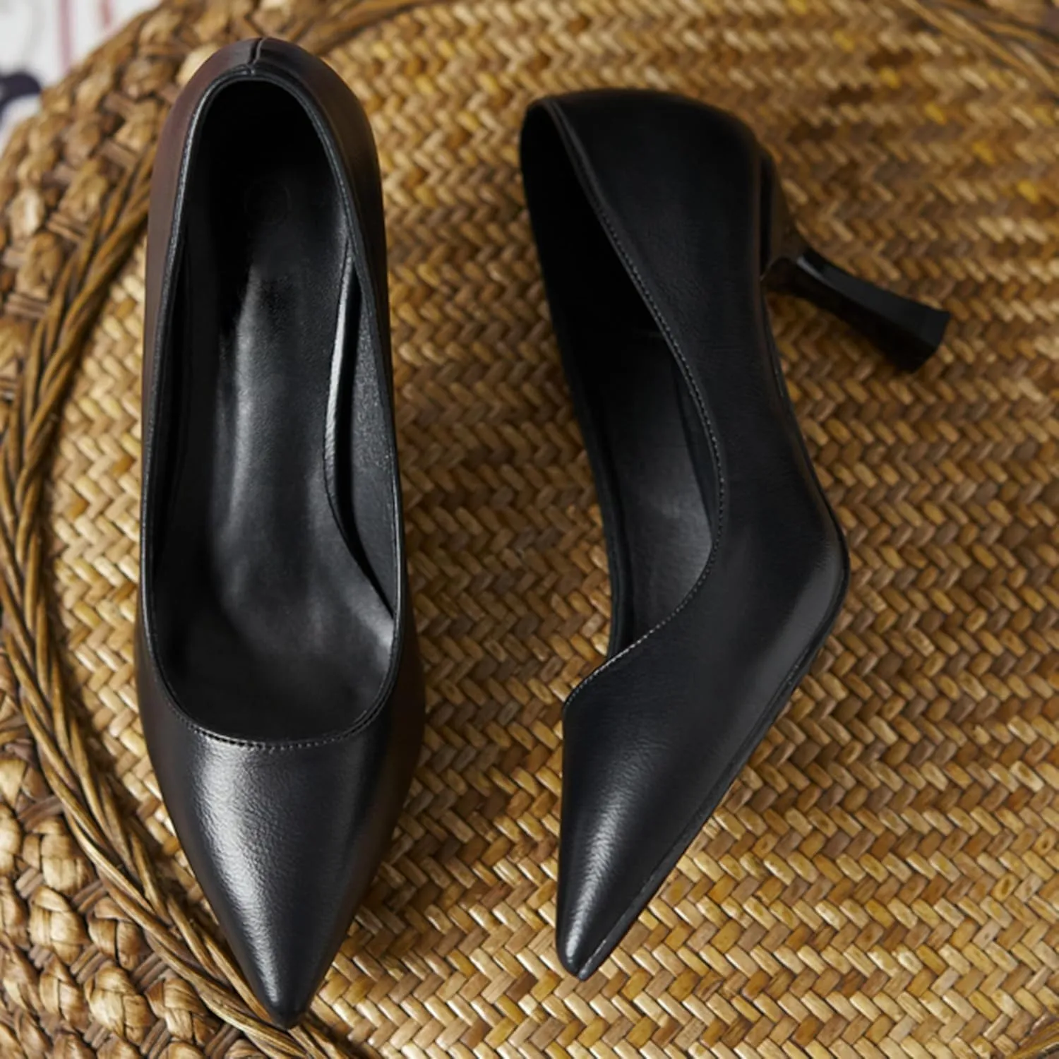 SAILING LU Pumps Shoes for Women Low Heels Wedding Dressy Sexy Kitten Heels Closed Pointed Toe Pumps Shoes