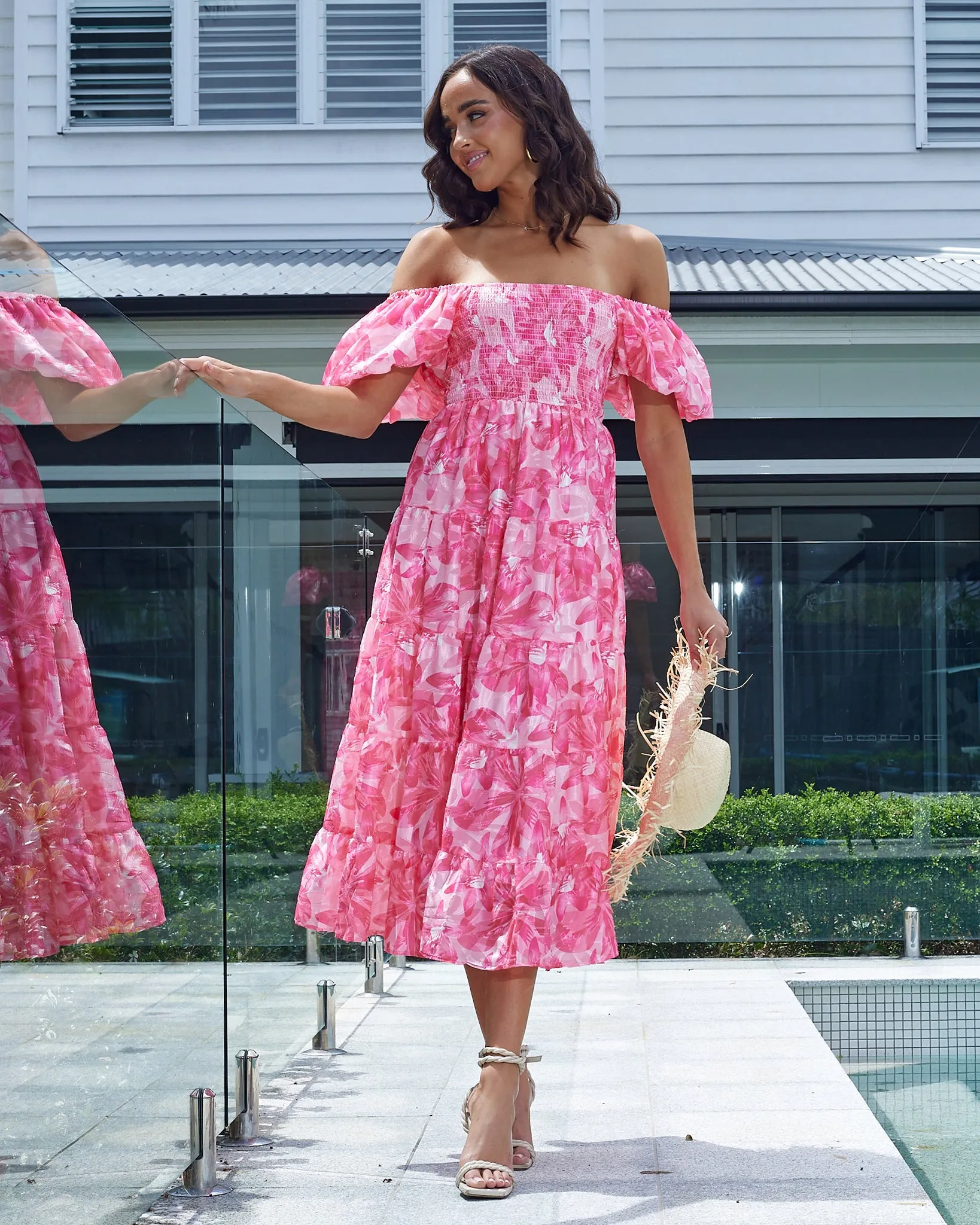 Sammie Dress -Pink Floral
