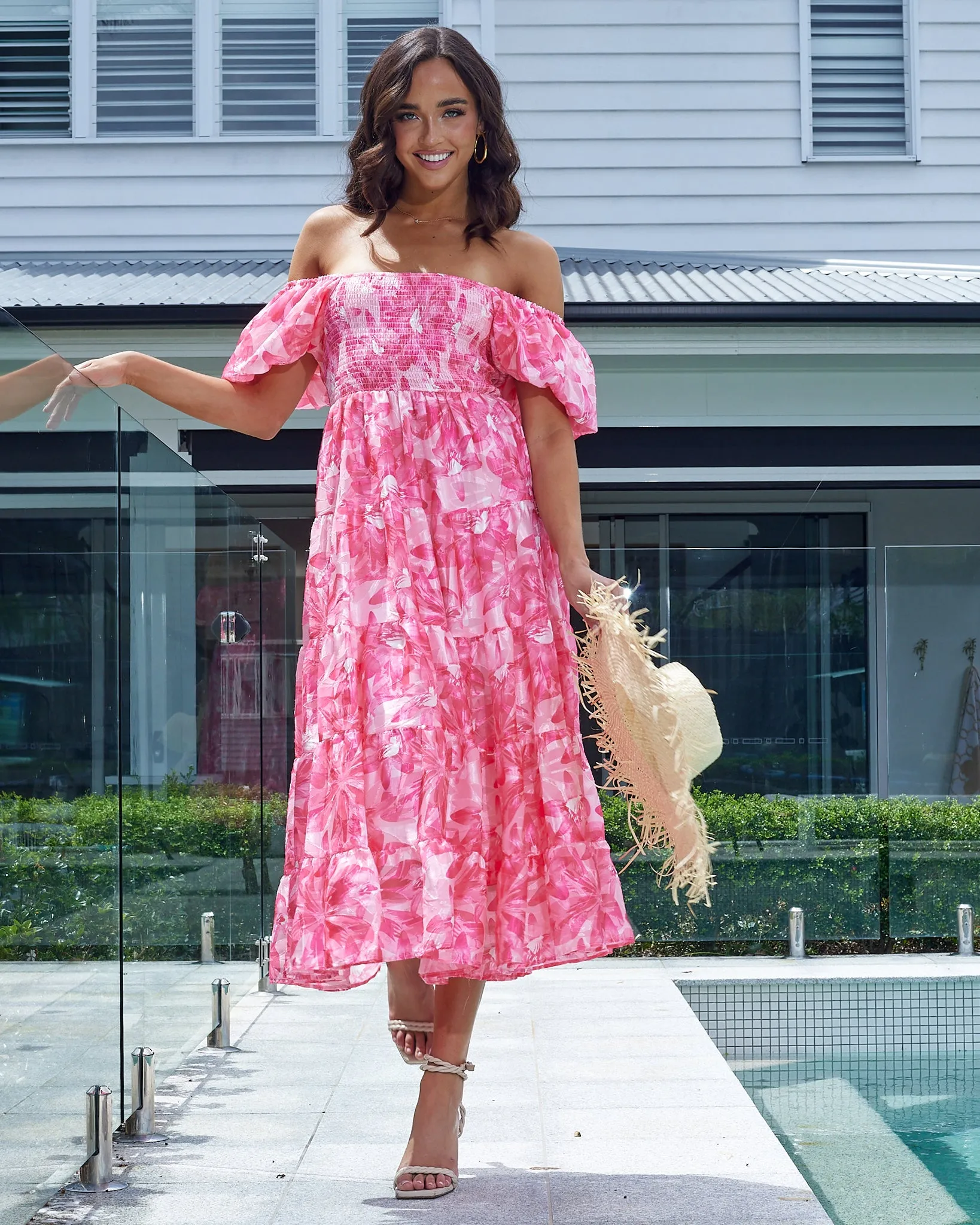 Sammie Dress -Pink Floral