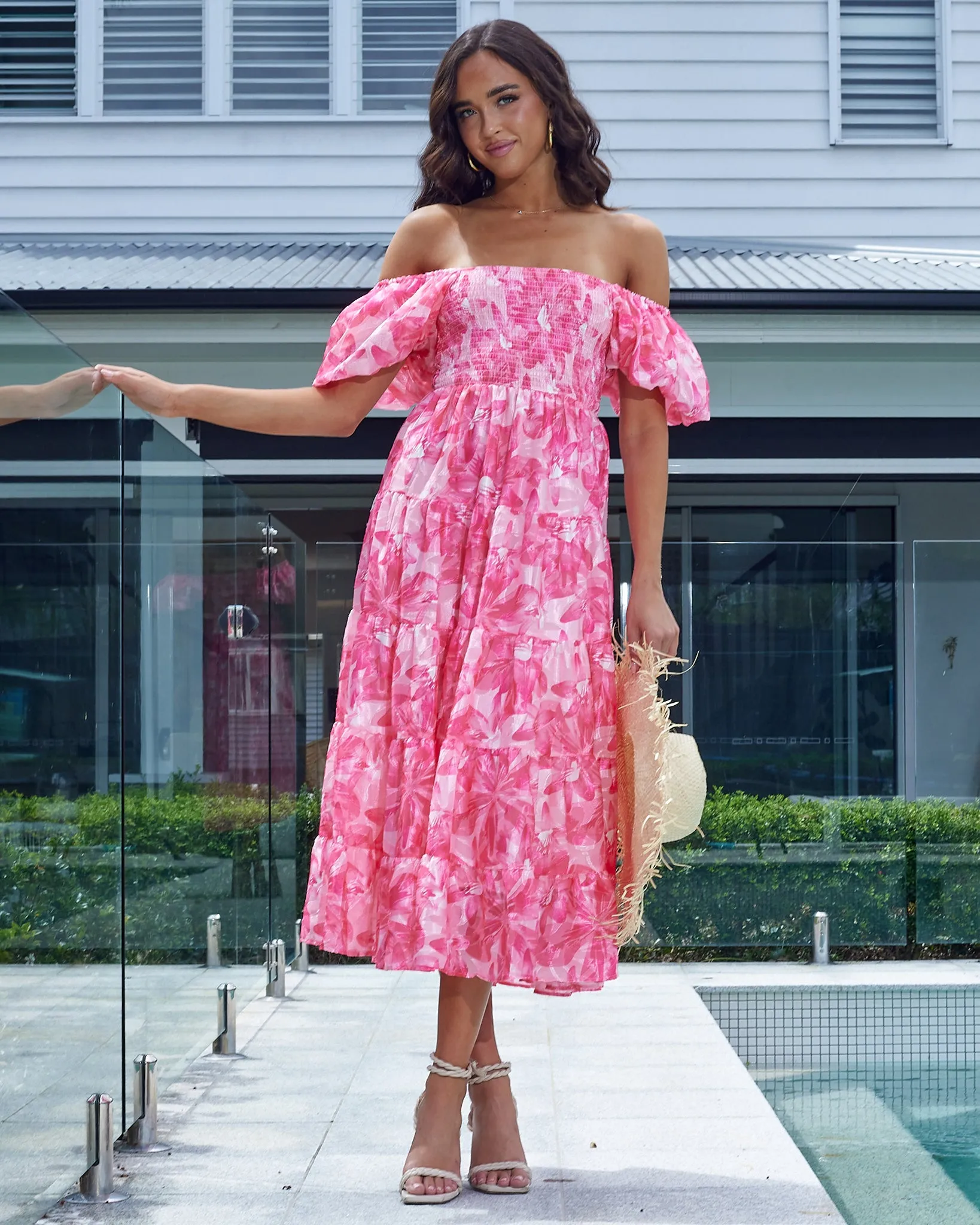 Sammie Dress -Pink Floral