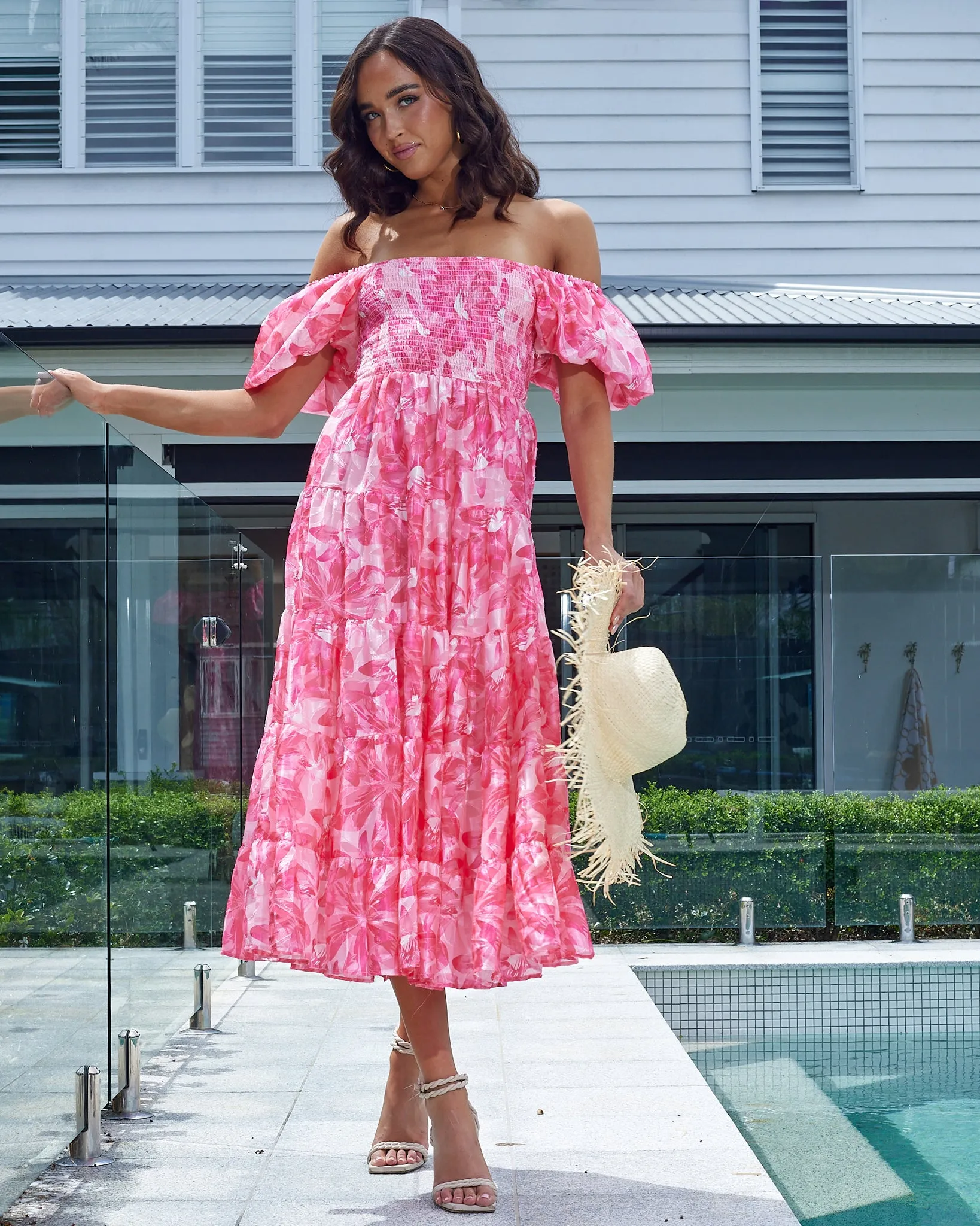 Sammie Dress -Pink Floral