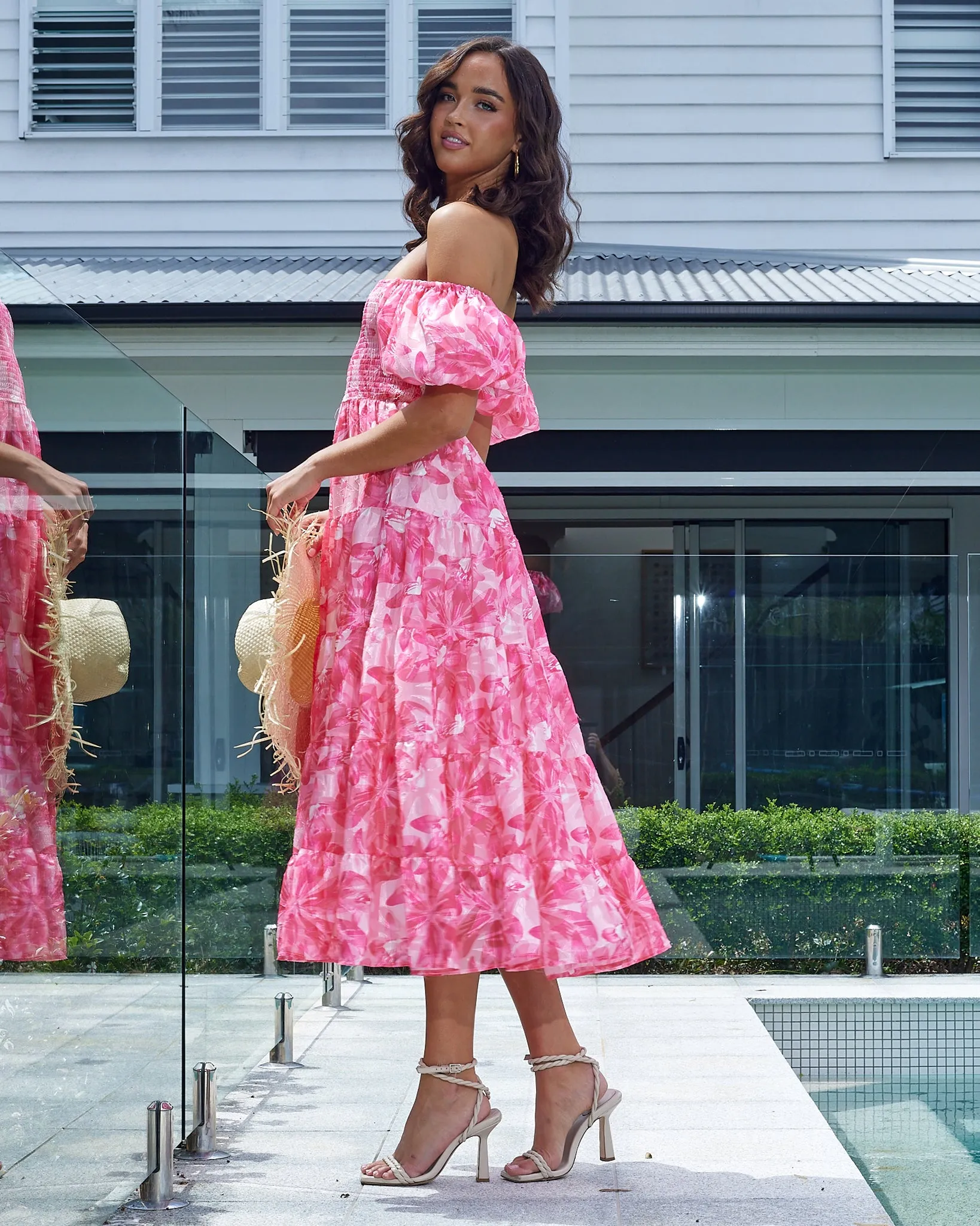 Sammie Dress -Pink Floral