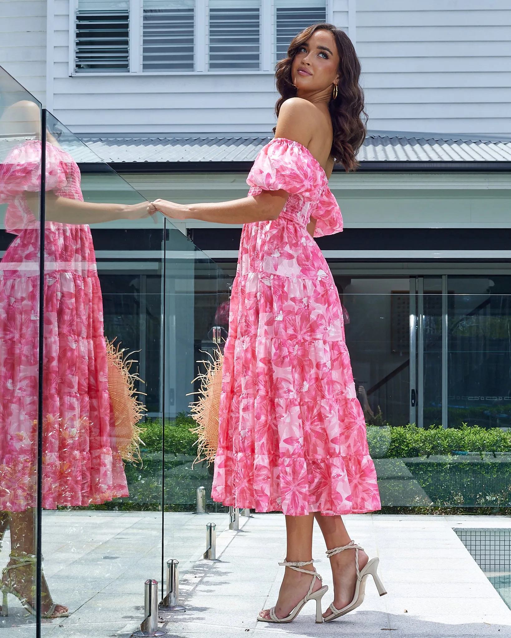Sammie Dress -Pink Floral