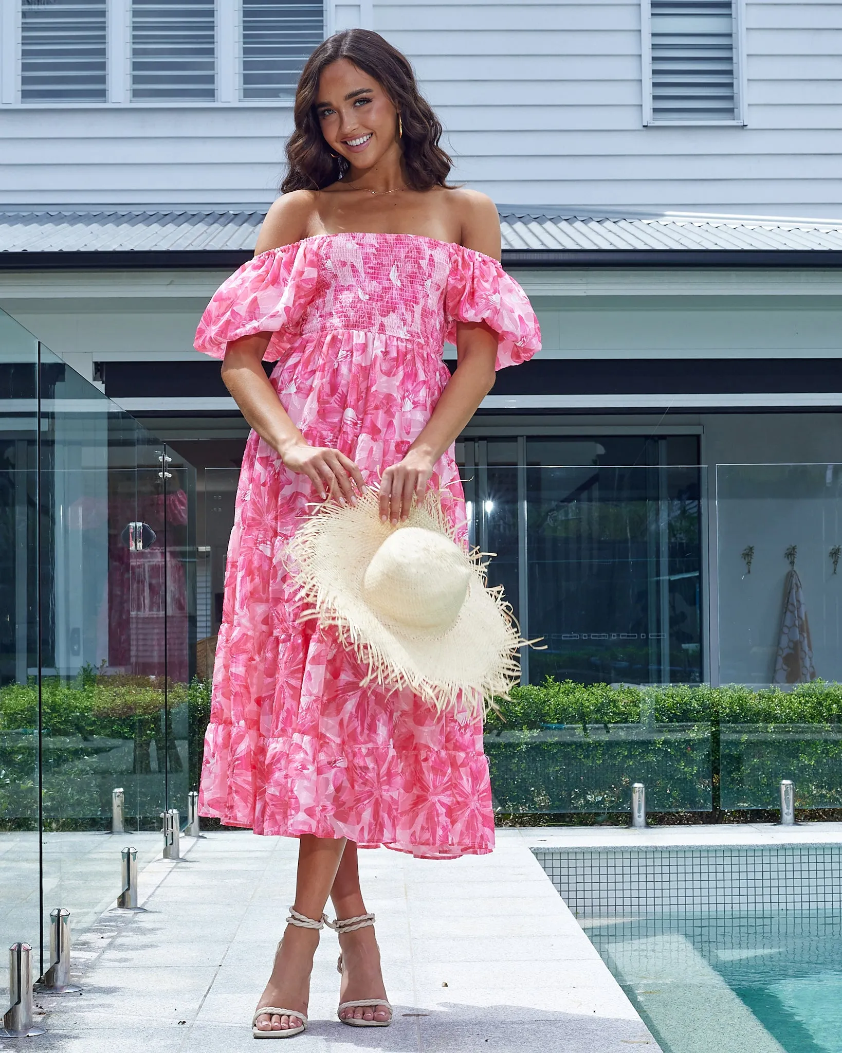 Sammie Dress -Pink Floral