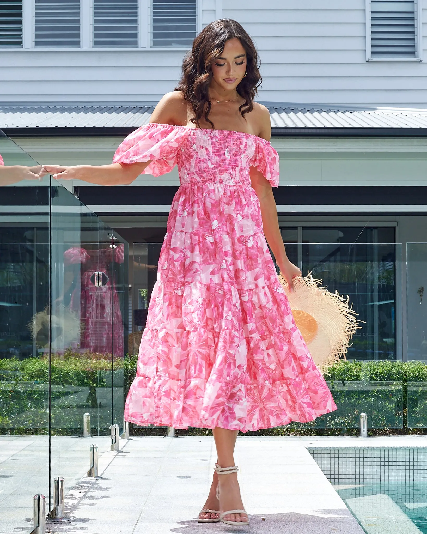 Sammie Dress -Pink Floral