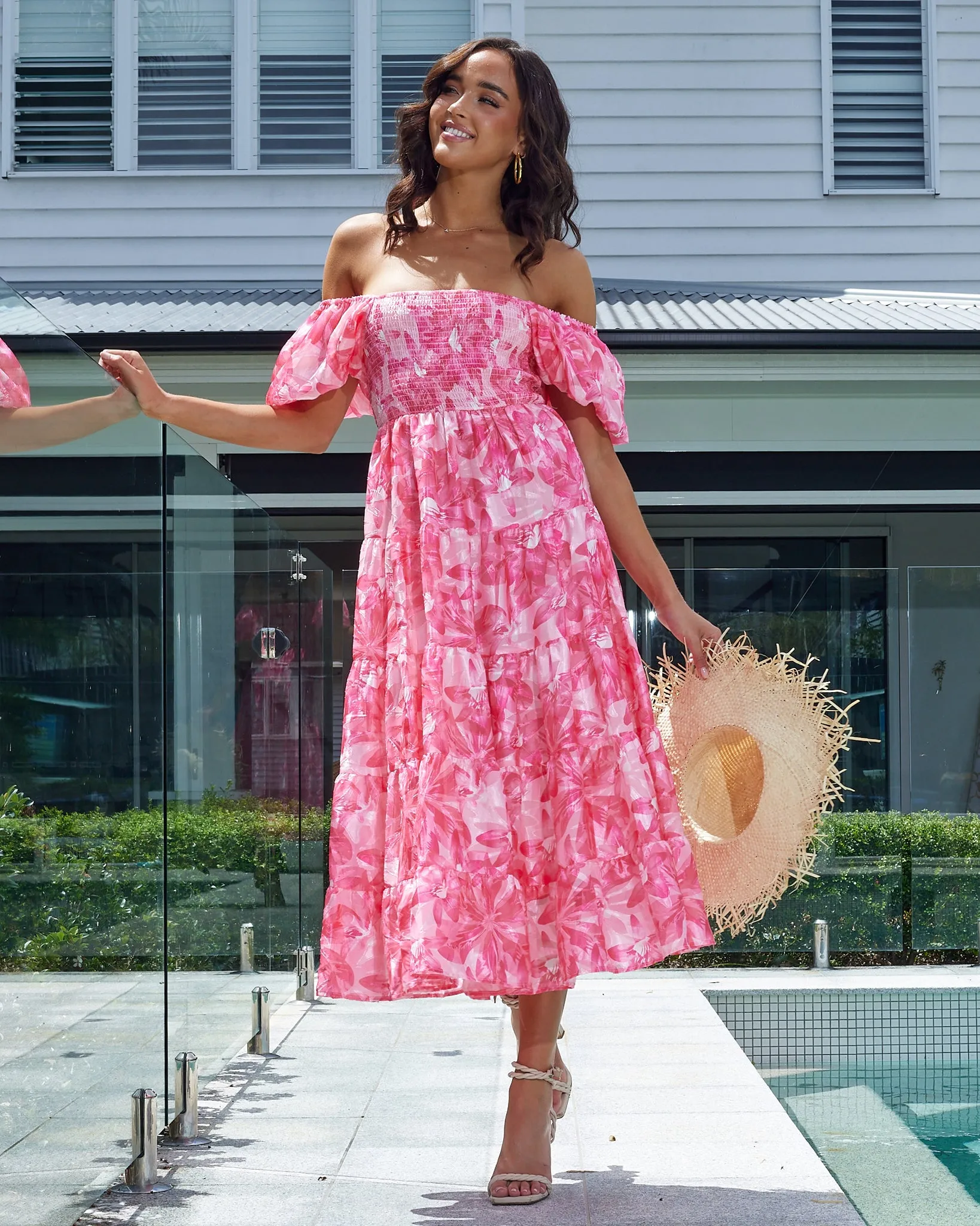 Sammie Dress -Pink Floral