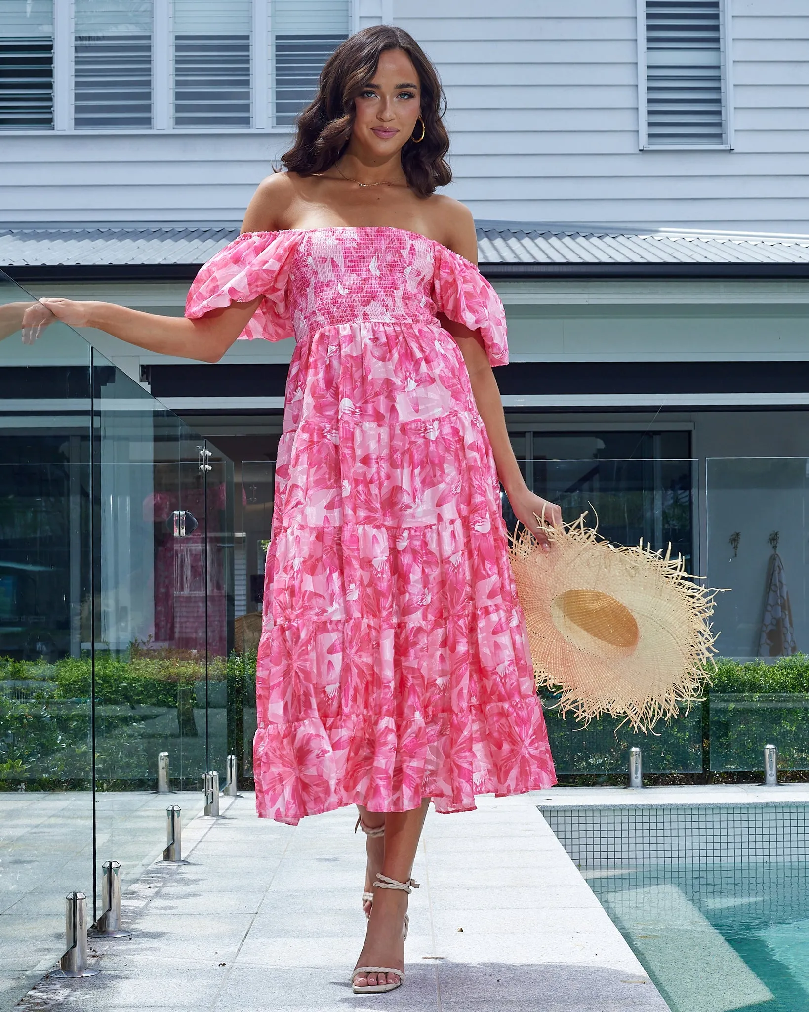 Sammie Dress -Pink Floral