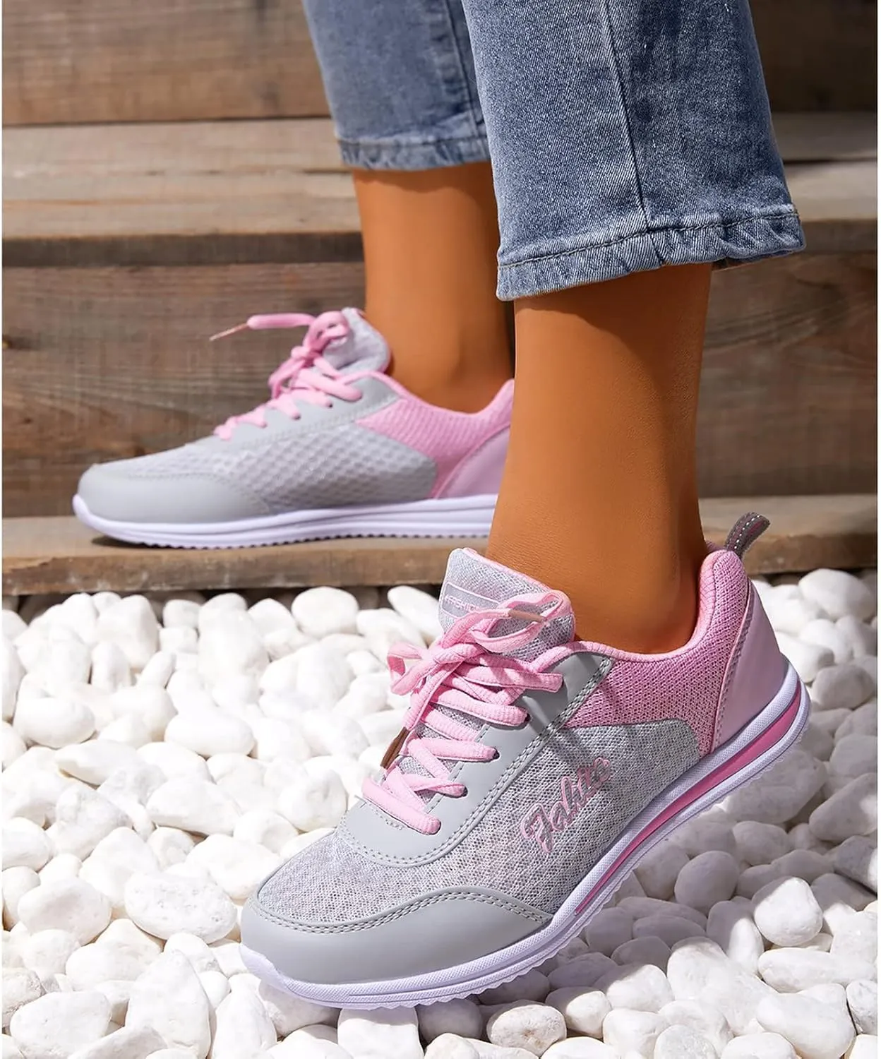 SBGMoSJ White Sneakers for Women Platform Wide Zapato Antiderrapante Mujer Womens Fall Shoes 2023 Casual Sneakers Womens Sneakers Size 11 Walking Women Slip On Sneakers Wide 11